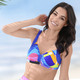 Bikinis - Bikini mit herausnehmbaren Softschalen, in Größe 036 bis 050, in Cup C, in Farbe ROYALBLAU-BUNT – Farbe ROYALBLAU-BUNT – Ansicht 1