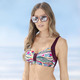 Bikinis - Bikini mit herausnehmbaren Softschalen – Farbe BORDEAUX-BUNT – Ansicht 2 Bikinis - Bikini mit herausnehmbaren Softschalen, in Größe 036 bis 050, in Cup D, in Farbe BORDEAUX-BUNT – Farbe BORDEAUX-BUNT – Ansicht 2