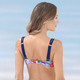 Bikinis -  Bikini mit Bügel, schalenlos, seitlich raffbar – Farbe HELLBLAU-BUNT – Ansicht 3 Bikinis -  Bikini mit Bügel, schalenlos, seitlich raffbar, in Größe 036 bis 048, in Cup B, in Farbe HELLBLAU-BUNT – Farbe HELLBLAU-BUNT – Ansicht 3