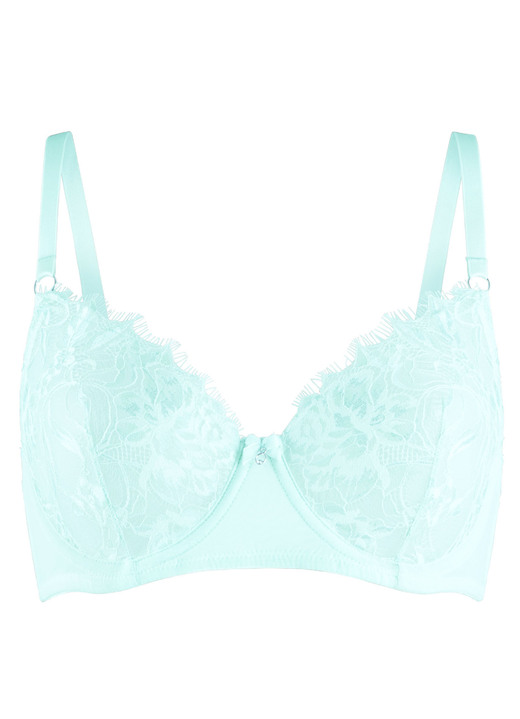 Bügel-BH - LingaDore Bügel-BH mit hübscher Spitze Ansicht 4 Bügel-BH - LingaDore Bügel-BH mit hübscher Spitze, in Größe 070 bis 085, in Cup C, in Farbe EISBLAU Ansicht 4