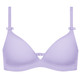 Soft-BH - Format BH mit Elastikspitze im Rückteil, in Größe 070 bis 090, in Cup B, in Farbe FLIEDER – Farbe FLIEDER – Ansicht 3