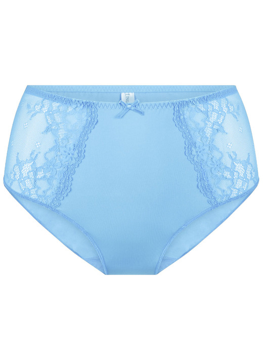 Slips - LingaDore Slip mit Elastikspitze, in Größe L (40) bis XXL (44), in Farbe TÜRKISBLAU Ansicht 3