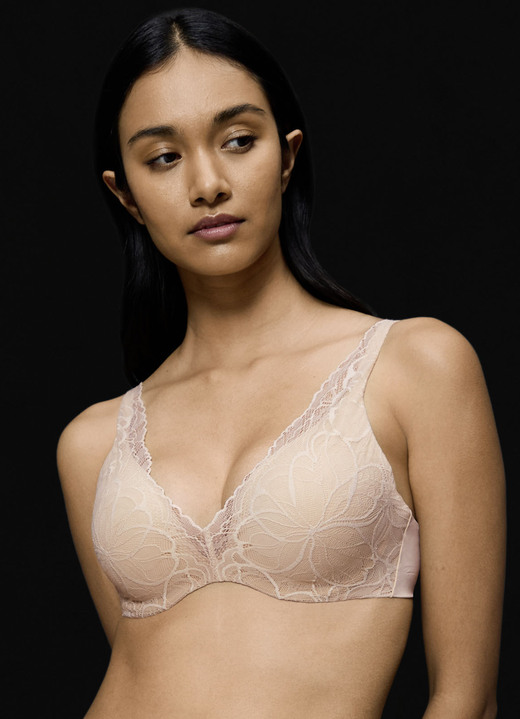 Bügel-BH - Triumph Body Make-Up Illusion Lace BH mit flexiblen Komfortbügeln, in Größe 070 bis 090, in Cup B, in Farbe AMETHYST Ansicht 4