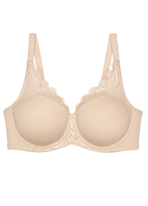 Bügel-BH - Triumph Amourette Minimzer-Bügel-BH mit Elastikspitze, in Größe 075 bis 095, in Cup C, in Farbe SCHWARZ Ansicht 11