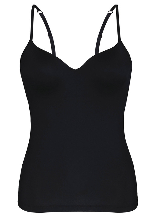 Bügel-BH - Sassa BH-Hemd mit eingearbeitetem Bügel-BH, in Größe 075 bis 095, in Cup B, in Farbe SEKT Ansicht 5