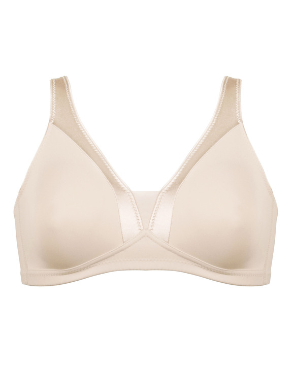 Soft-BH - Naturana BH mit vorgeformten Cups Ansicht 5 Soft-BH - Naturana BH mit vorgeformten Cups, in Größe 075 bis 095, in Cup D, in Farbe WEISS Ansicht 5