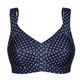 Soft-BH - Susa BH mit hübschem Punktedessin, in Größe 080 bis 120, in Cup B, in Farbe MARINE-WEISS – Farbe MARINE-WEISS – Ansicht 4