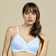 Soft-BH - Format BH mit unterlegten Spitzencups – Farbe BLEU – Ansicht 1 Soft-BH - Format BH mit unterlegten Spitzencups, in Größe 075 bis 110, in Cup A, in Farbe HAUT – Farbe BLEU – Ansicht 1