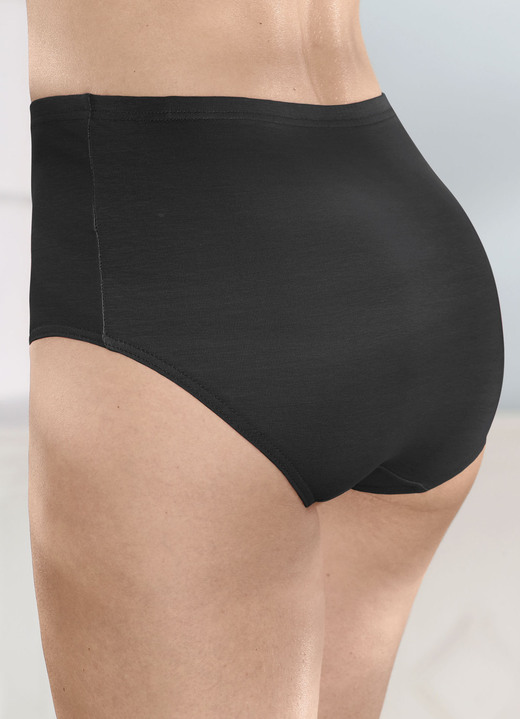 Slips - Viererpack Slips mit  Gummizug im Bund Ansicht 4 Slips - Viererpack Slips mit  Gummizug im Bund, in Größe 038 bis 056, in Farbe 2X ALTROSA, 2X SCHWARZ Ansicht 4