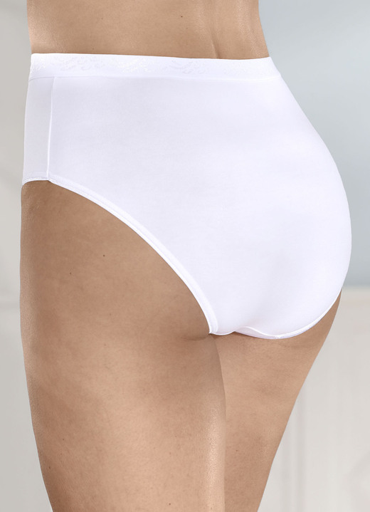 Slips - Fünferpack Slips , in Größe 038 bis 052, in Farbe WEISS Ansicht 2