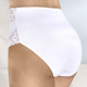 Slips - Laurina Viererpack Slips mit hübscher Elastikspitze, in Größe 036 bis 050, in Farbe WEISS – Farbe WEISS – Ansicht 2