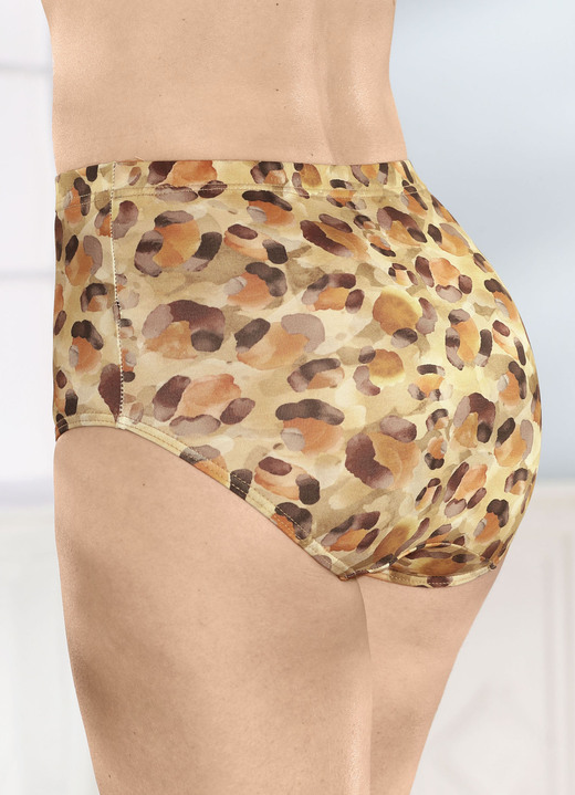Slips - Laurina Dreierpack Slips mit Gummizug im Bund Ansicht 2 Slips - Laurina Dreierpack Slips mit Gummizug im Bund, in Größe 038 bis 054, in Farbe 2X BEIGE-MOKKA-BUNT, 1X PUDER Ansicht 2