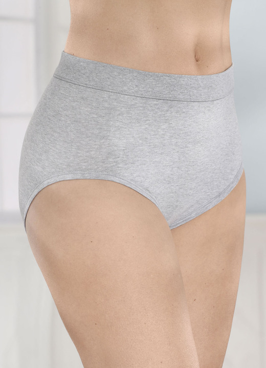 Slips - Dreierpack Slips mit bequemem Weichbund Ansicht 5 Slips - Dreierpack Slips mit bequemem Weichbund, in Größe L (44/46) bis XXL (52/54), in Farbe WEISS Ansicht 5
