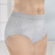 Slips - Dreierpack Slips mit bequemem Weichbund – Farbe GRAU MELIERT – Ansicht 1 Slips - Dreierpack Slips mit bequemem Weichbund, in Größe L (44/46) bis XXL (52/54), in Farbe WEISS – Farbe GRAU MELIERT – Ansicht 1