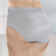 Slips - Dreierpack Slips mit bequemem Weichbund – Farbe GRAU MELIERT – Ansicht 2 Slips - Dreierpack Slips mit bequemem Weichbund, in Größe L (44/46) bis XXL (52/54), in Farbe WEISS – Farbe GRAU MELIERT – Ansicht 2