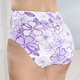 Slips - Sechserpack Slips mit Gummizug im Bund – Farbe 2X WEISS-FLIEDER-LILA BEDRUCKT, 2X WEISS, 2X FLIED – Ansicht 2 Slips - Sechserpack Slips mit Gummizug im Bund, in Größe 038 bis 056, in Farbe 2X WEISS-FLIEDER-LILA BEDRUCKT, 2X WEISS, 2X FLIED – Farbe 2X WEISS-FLIEDER-LILA BEDRUCKT, 2X WEISS, 2X FLIED – Ansicht 2