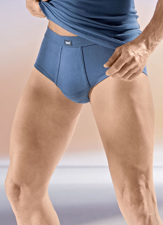 Slips & Unterhosen - Viererpack Slips mit Softbund, in Größe 005 bis 014, in Farbe 2X ULTRAMARIN, 2X MARINE Ansicht 1