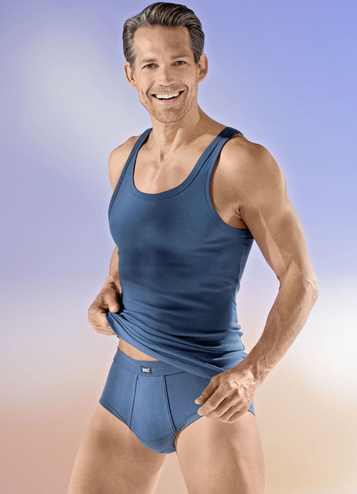 Slips & Unterhosen - Viererpack Slips mit Softbund, in Größe 005 bis 014, in Farbe 2X ULTRAMARIN, 2X MARINE Ansicht 2