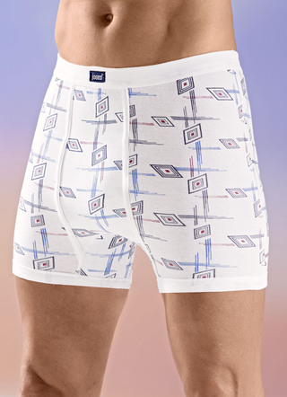 Viererpack Unterhosen mit Alloverdessin