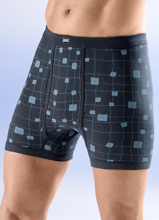 Viererpack Unterhosen mit Alloverdessin