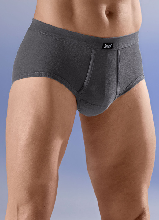 Slips & Unterhosen - Viererpack Slips mit Softbund, in Größe 005 bis 014, in Farbe 2X TAUBENBLAU, 2X SCHIEFER Ansicht 2