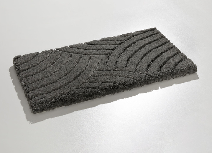 Grund - Barfußweiche Magicsoft Badgarnitur , in Größe 100 (Vorleger halbrund, 50/ 80 cm) bis 112 (WC-Deckelbezug, 47/ 50 cm), in Farbe HELLBLAU Ansicht 5