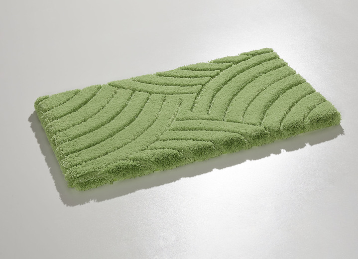 Grund - Barfußweiche Magicsoft Badgarnitur , in Größe 100 (Vorleger halbrund, 50/ 80 cm) bis 112 (WC-Deckelbezug, 47/ 50 cm), in Farbe HELLBLAU Ansicht 6