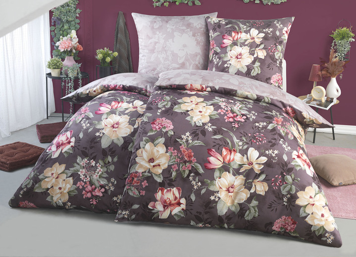 Bettwäschegarnituren - Bettwäsche-Garnitur, in Größe 111 (40/80 cm + 135/200 cm) bis 115 (80/80 cm + 155/220 cm), in Farbe GRÜN Ansicht 3