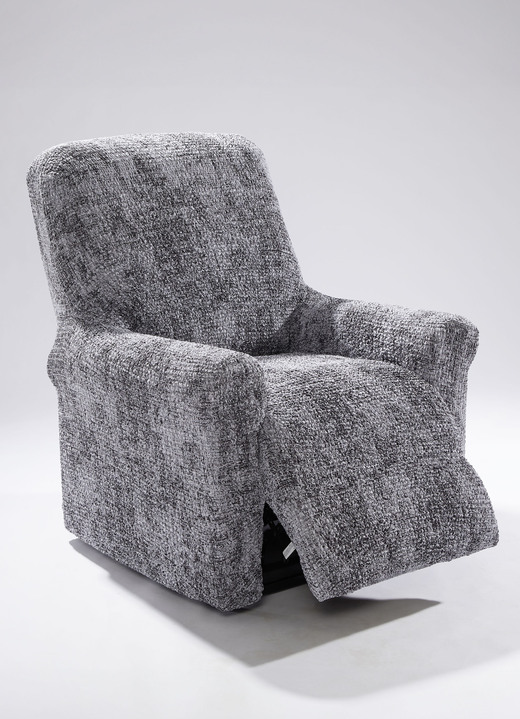 Sessel- & Sofaüberwürfe - Stretchbezüge in Mikrofaser-Qualität, in Größe 05 (TV-Sessel-Bezug) bis 103 (3-Sitzer-Bezug), in Farbe BRAUN Ansicht 7