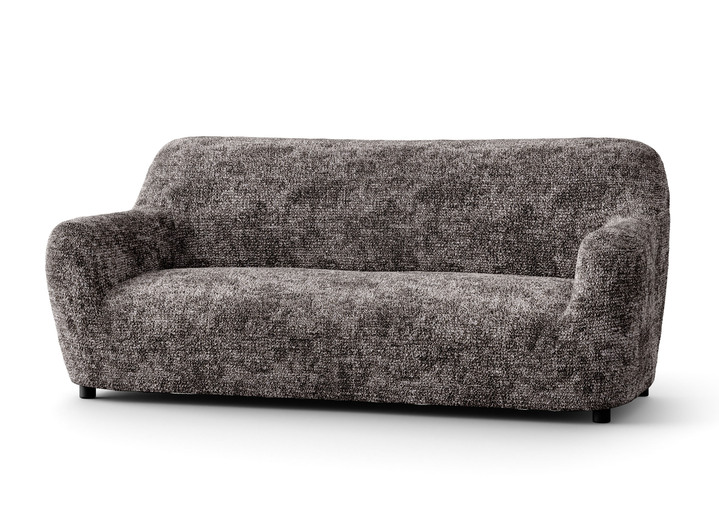 Sessel- & Sofaüberwürfe - Stretchbezüge in Mikrofaser-Qualität, in Größe 05 (TV-Sessel-Bezug) bis 103 (3-Sitzer-Bezug), in Farbe BRAUN Ansicht 2