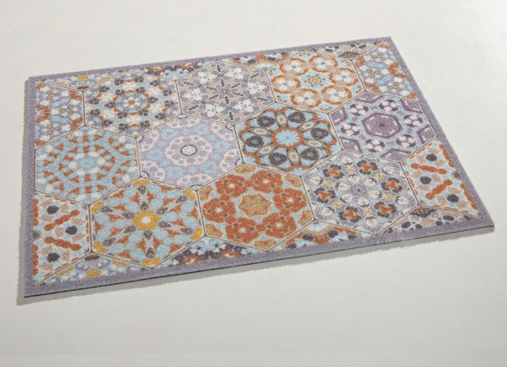 Fußmatten - Fußmatte mit rutschhemmender Latex-Rückseite, in Größe 101 (40x 60 cm) bis 103 (45x145 cm), in Farbe BUNT Ansicht 2