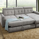 Polsterecken - Polsterecke mit Bettfunktion und Bettkasten, in Farbe CREME – Farbe GRAU – Ansicht 3
