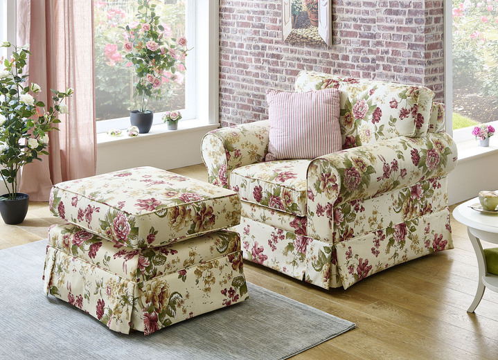 Polstergruppen - Frei im Raum aufstellbare Polstermöbel mit Dekokissen, in Farbe ROT, in Ausführung Zweisitzer Ansicht 2