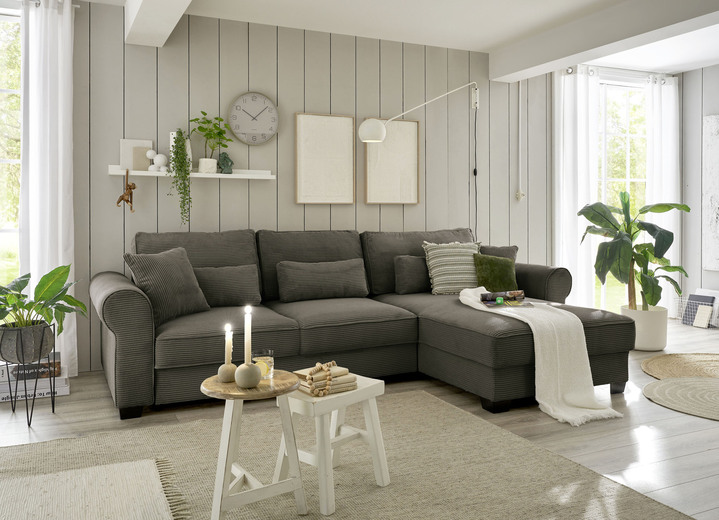 Polsterecken - Moderne Polsterecke mit Bettfunktion, in Farbe BRAUN Ansicht 1