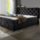 Boxspringbetten - Boxspringbett mit Kaltschaumtopper, in Farbe ANTHRAZIT