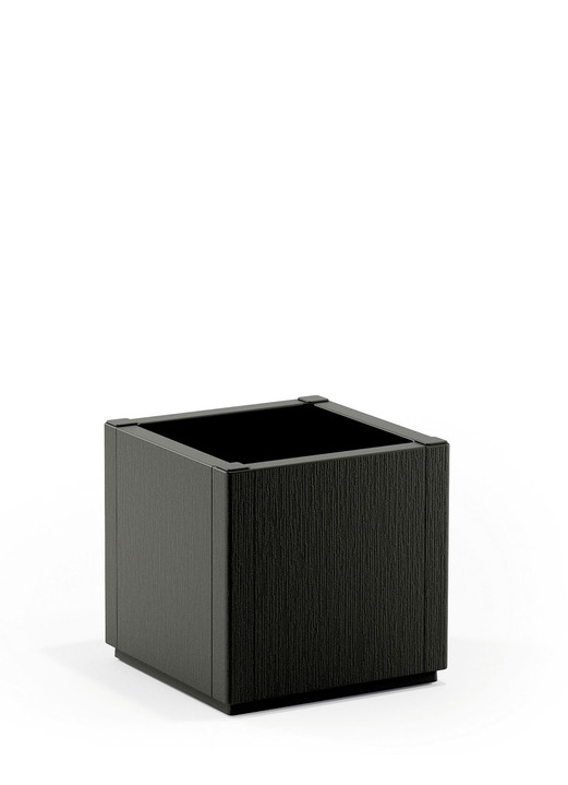 Blumentöpfe und Pflanzgefäße - Pflanzkasten aus recyceltem Polypropylen, in Farbe WEISS, in Ausführung Ohne Spalier, schmal Ansicht 15