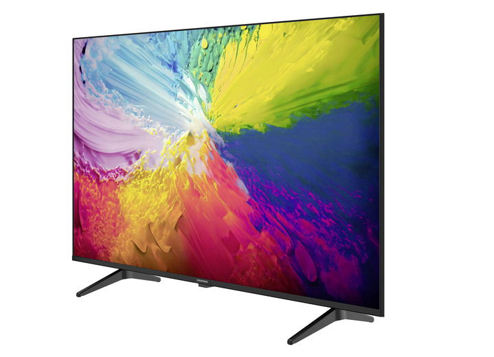Fernseher - Grundig GUB7440Q 4K-UHD-Smart-QLED-Fernseher Ansicht 3 Fernseher - Grundig GUB7440Q 4K-UHD-Smart-QLED-Fernseher, in Farbe SCHWARZ Ansicht 3
