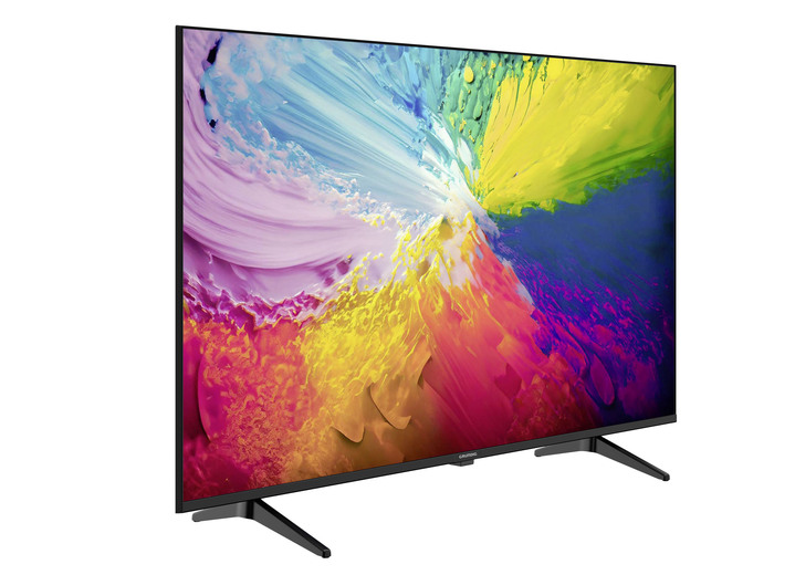 Fernseher - Grundig GUB7440Q 4K-UHD-Smart-QLED-Fernseher Ansicht 4 Fernseher - Grundig GUB7440Q 4K-UHD-Smart-QLED-Fernseher, in Farbe SCHWARZ Ansicht 4