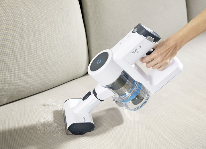 Mit Akku - Hoogo S4 – 2-in-1-Akku-Handstaubsauger – leicht und flexibel Ansicht 5 Mit Akku - Hoogo S4 – 2-in-1-Akku-Handstaubsauger – leicht und flexibel, in Farbe WEISS-GRAU Ansicht 5