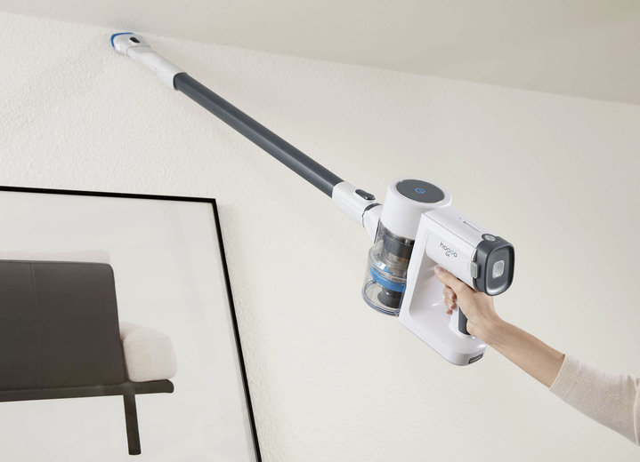 Mit Akku - Hoogo S4 – 2-in-1-Akku-Handstaubsauger – leicht und flexibel Ansicht 4 Mit Akku - Hoogo S4 – 2-in-1-Akku-Handstaubsauger – leicht und flexibel, in Farbe WEISS-GRAU Ansicht 4