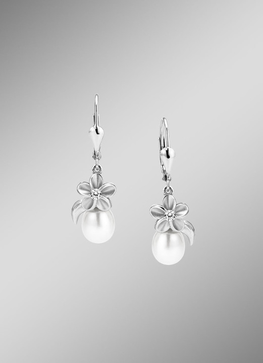 Ohrschmuck - Ohrringe im bezaubernden Blumendesign, in Farbe  Ansicht 1