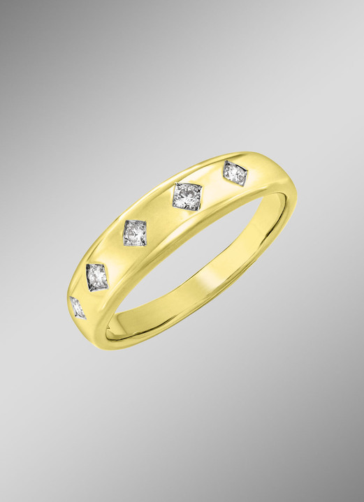Ringe - Damenring mit Brillanten, in Größe 160 bis 220, in Farbe  Ansicht 1