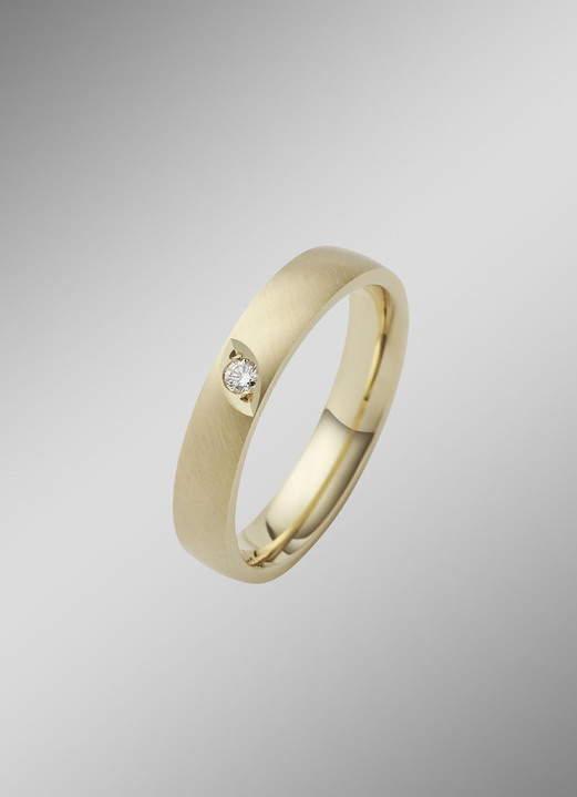 Trauringe - Satinierter Trauring aus Gold, in Größe 160 bis 240, in Farbe  Ansicht 5