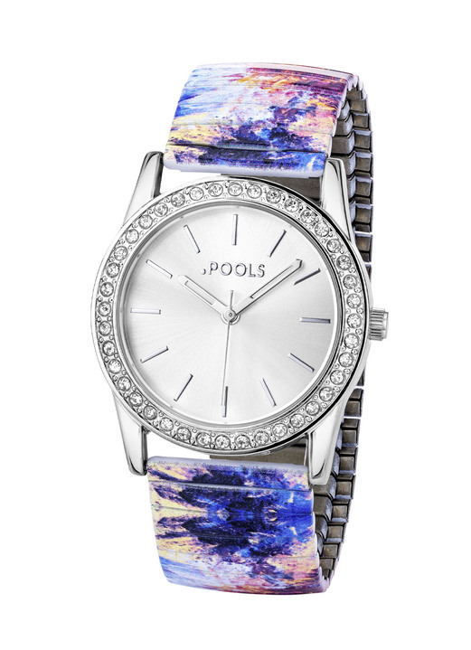 Quartzuhren - Quartz-Damenuhr, in Farbe  Ansicht 2