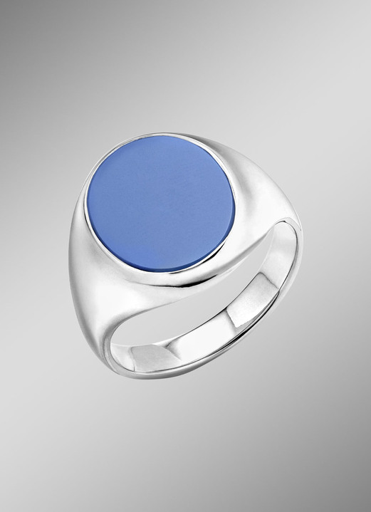 Ringe - Herrenring aus Silber mit Lagenstein, in Größe 180 bis 240, in Farbe  Ansicht 1