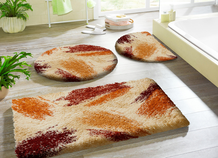 Grund - Badgarnitur in Supersoft-Qualität von Grund, in Größe 100 (Vorleger halbrund, 50/ 80 cm) bis 112 (WC-Deckelbezug, 47/ 50 cm), in Farbe BLAU Ansicht 8