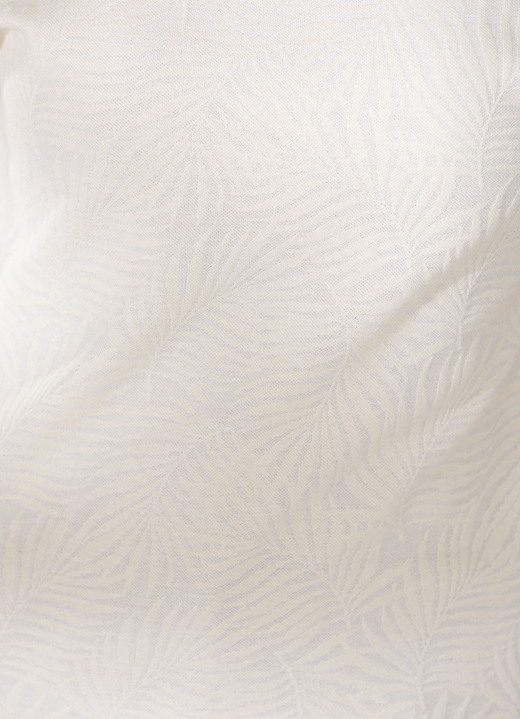 Kurzarm - Shirt mit angesetzem Abschluss, in Größe 036 bis 052, in Farbe VANILLE Ansicht 3