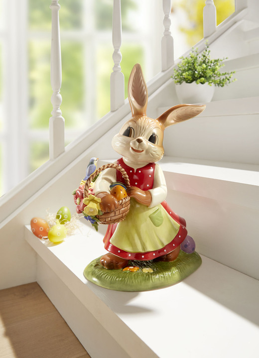 - Goebel Hase aus hochwertigem Feinsteinzeug, in Farbe BUNT