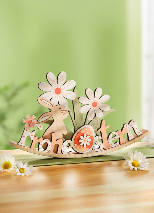 - Holzdekoration, in Farbe NATUR-BUNT