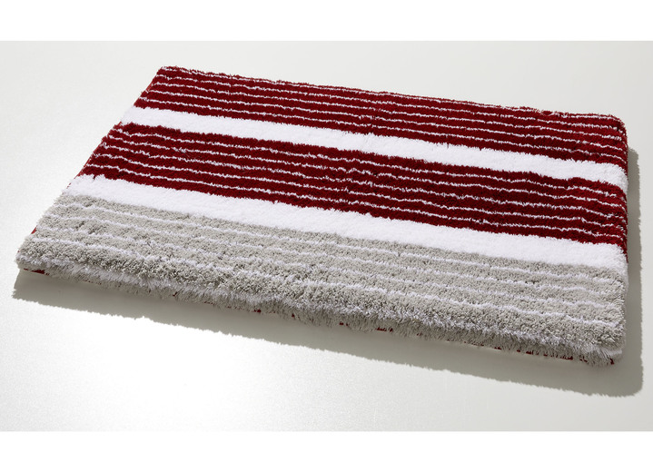 Badgarnituren - Badgarnitur in barfußweicher Qualität, in Größe 100 (Vorleger halbrund, 50/ 80 cm) bis 112 (WC-Deckelbezug, 47/ 50 cm), in Farbe ANTHRAZIT Ansicht 3